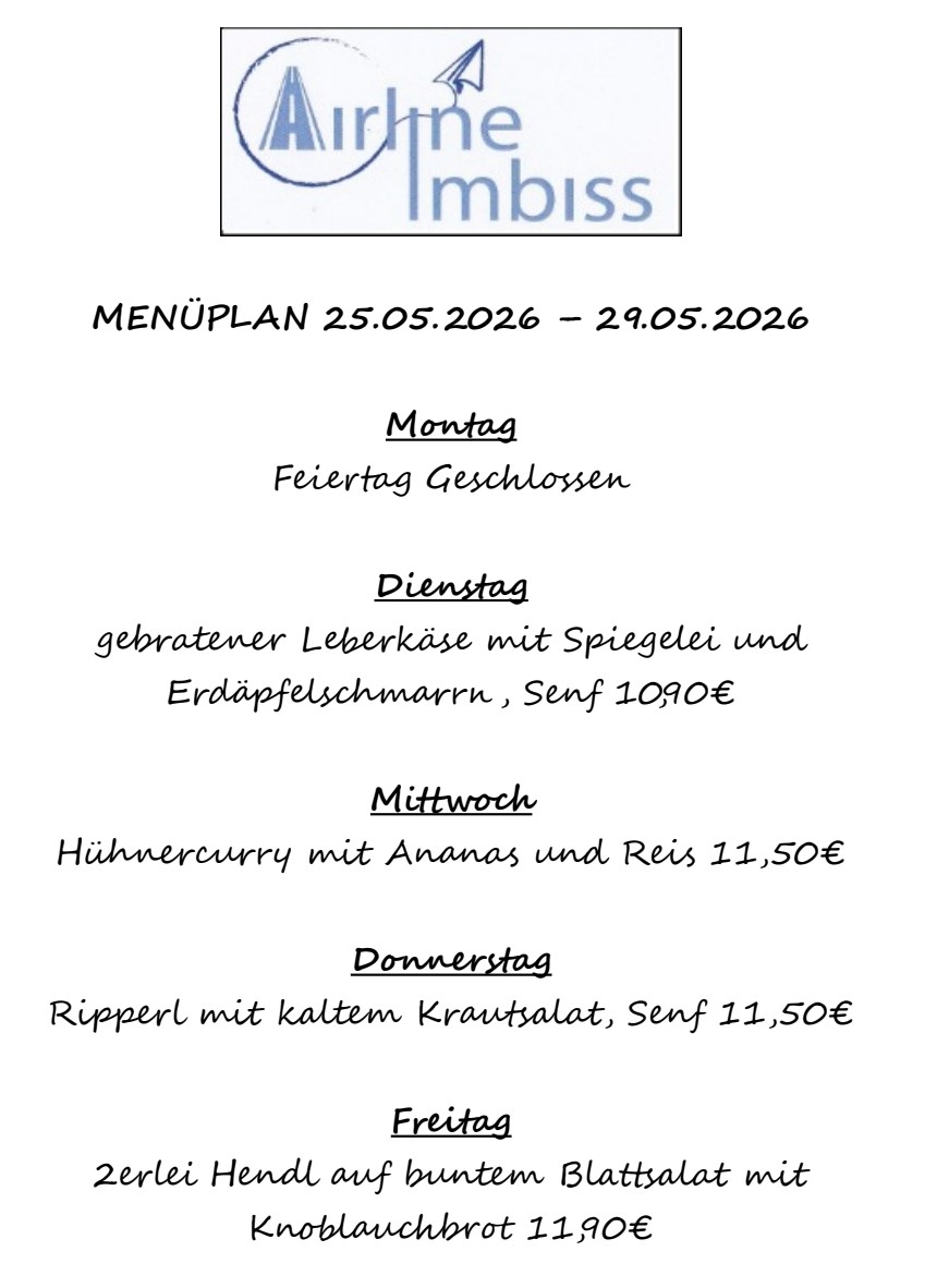 Menüplan